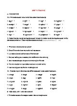 Đề cương ôn thi học kì môn Tiếng Anh Lớp 7